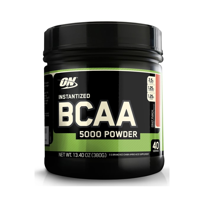 Optimum nutrition (on) instantized bcaa 5000 fruit punch