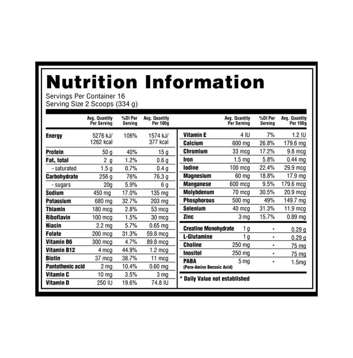 Optimum nutrition (on) serious mass banana