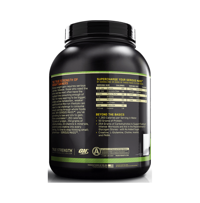 Optimum nutrition (on) serious mass chocolate