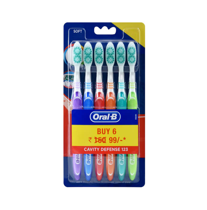 Oral-B Cavity Defense 123 Toothbrush Soft