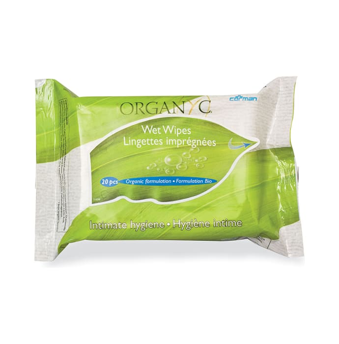 Organyc Feminine Intimate Wet Wipes