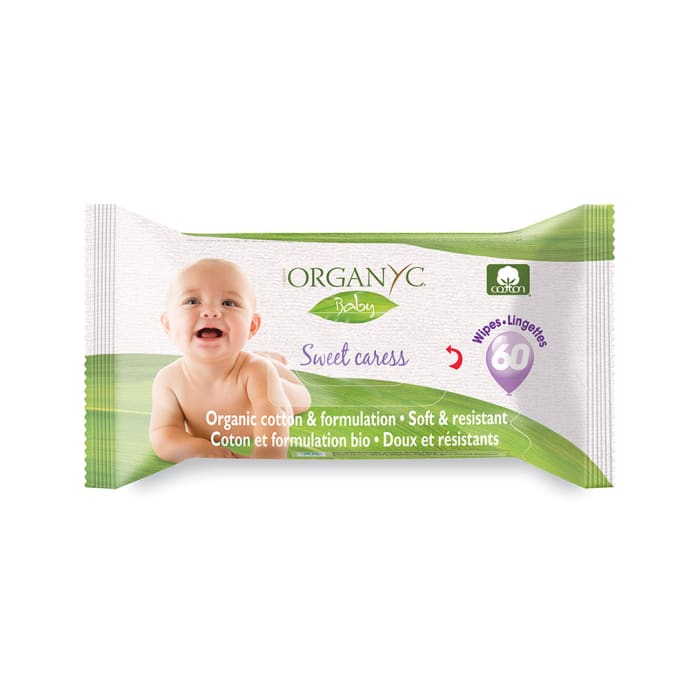 Organyc Sweet Caress Baby Wipes