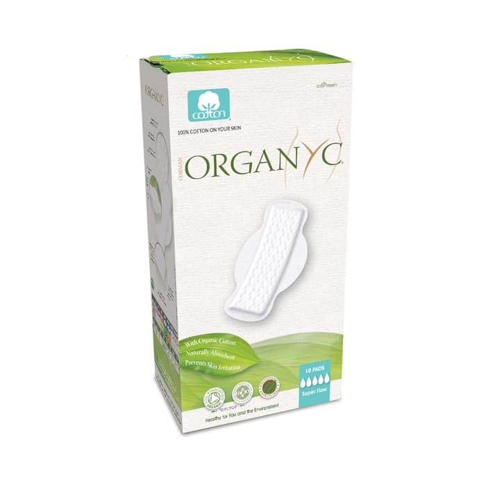 Organyc Ultrathin Sanitary Napkins Super Flow