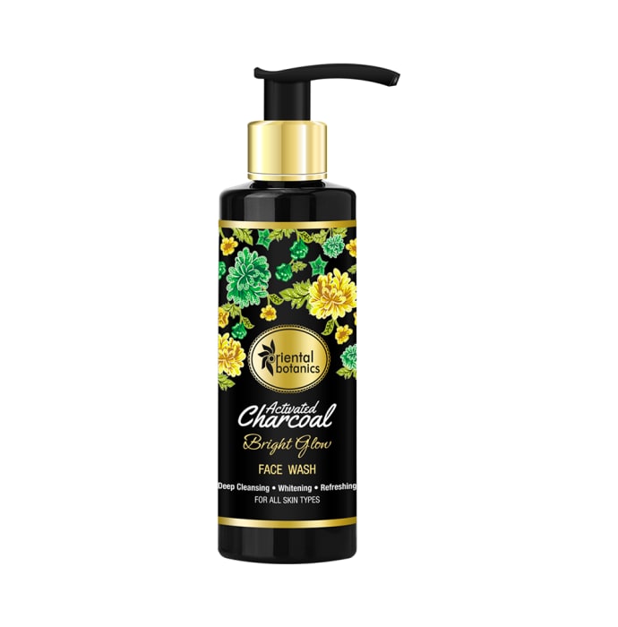 Oriental Botanics Activated Charcoal Bright Glow Face Wash (200ml)