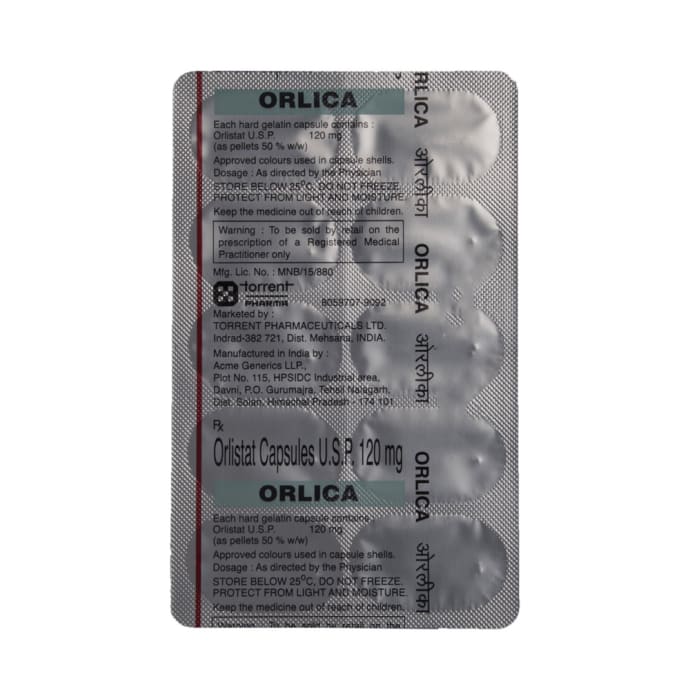 Orlica 120mg Capsule (10'S)