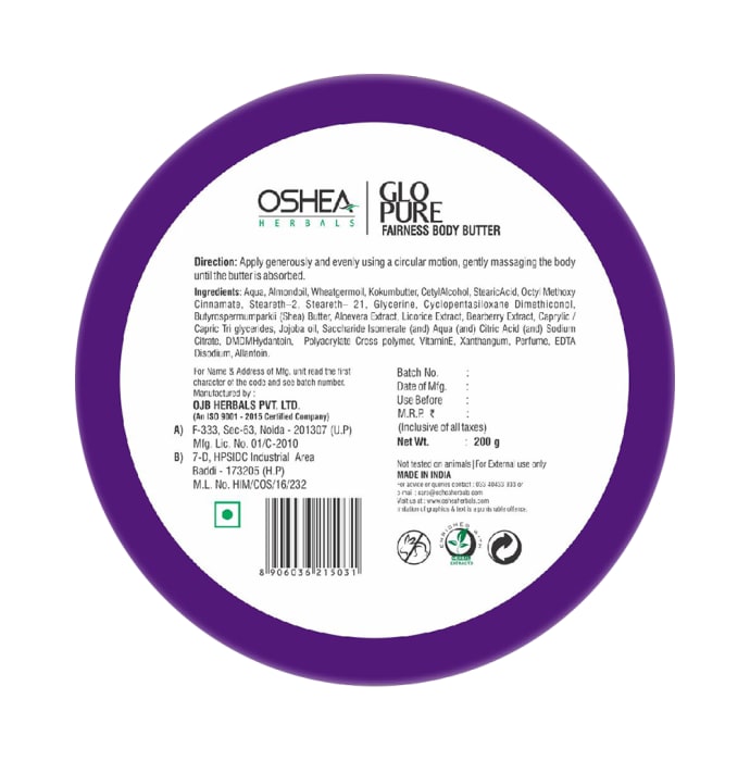 Oshea Herbals Body Butter Glopure (200gm)