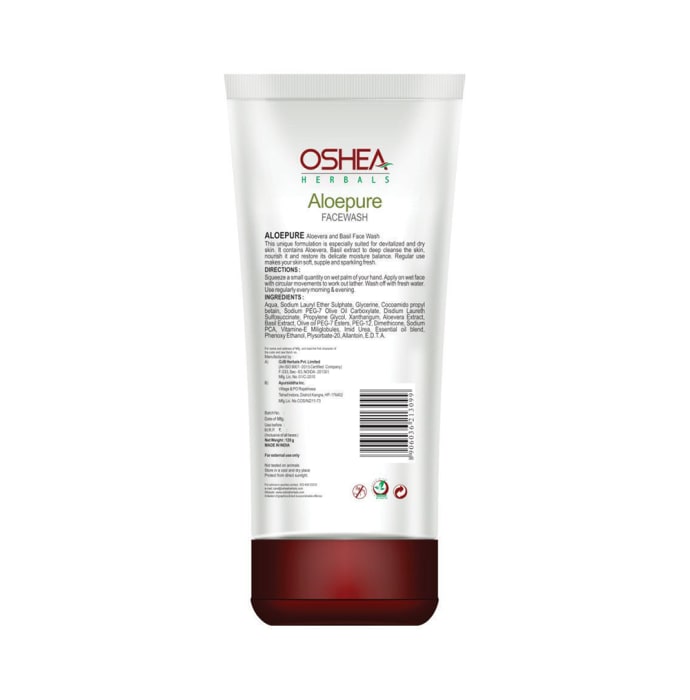 Oshea Herbals Face Wash Aloepure (120gm)