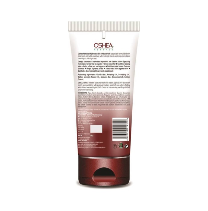 Oshea Herbals Face Wash Phytowash 9 in 1 Luxury (120gm)