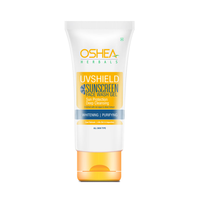 Oshea Herbals UV Shield Sunscreen Face Wash Gel (120gm)