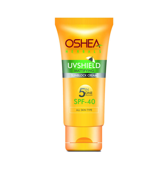 Oshea Herbals UVShield Sun Block Cream Mattifying SPF 40 (120gm)