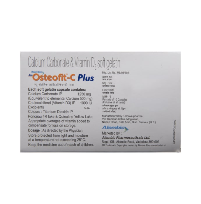 Osteofit C Plus Soft Gelatin Capsule (10'S)