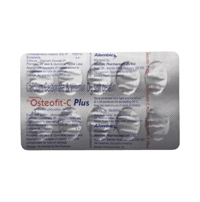 Osteofit C Plus Soft Gelatin Capsule (10'S)