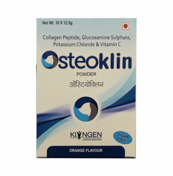 Osteoklin Powder Orange Sugar Free (12.5gm)