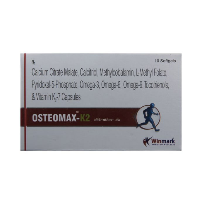 Osteomax-k2 soft gelatin capsule (10'S)