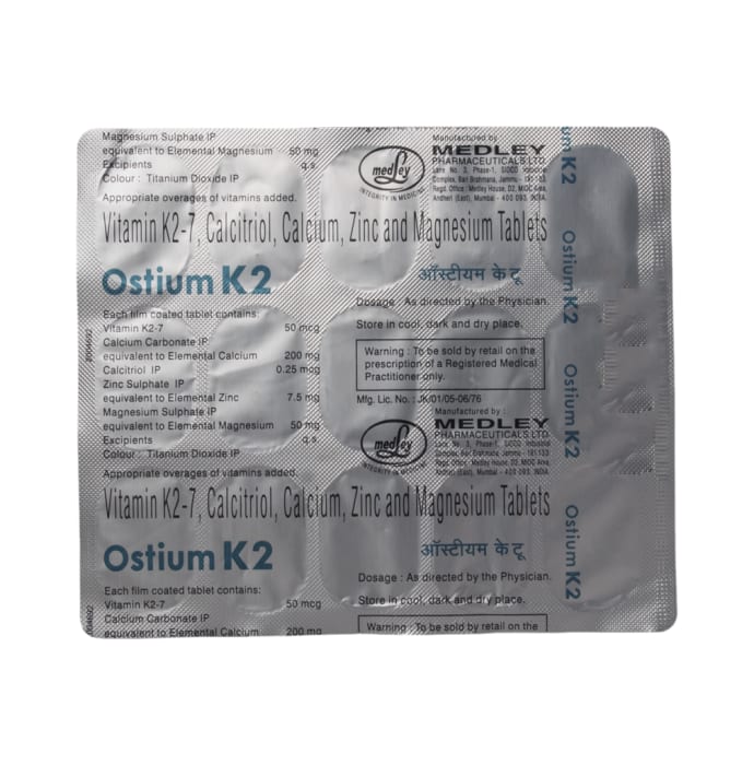 Ostium k2 tablet (15'S)