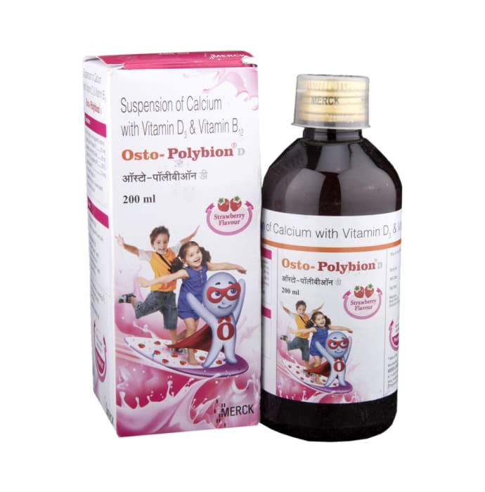 Osto-polybion d syrup strawberry (200ml)