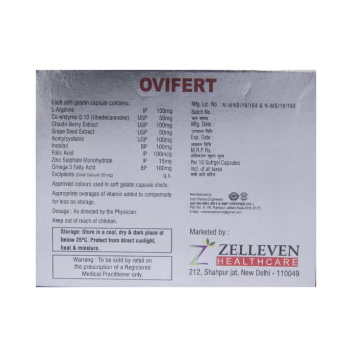 Ovifert soft gelatin capsule (10'S)