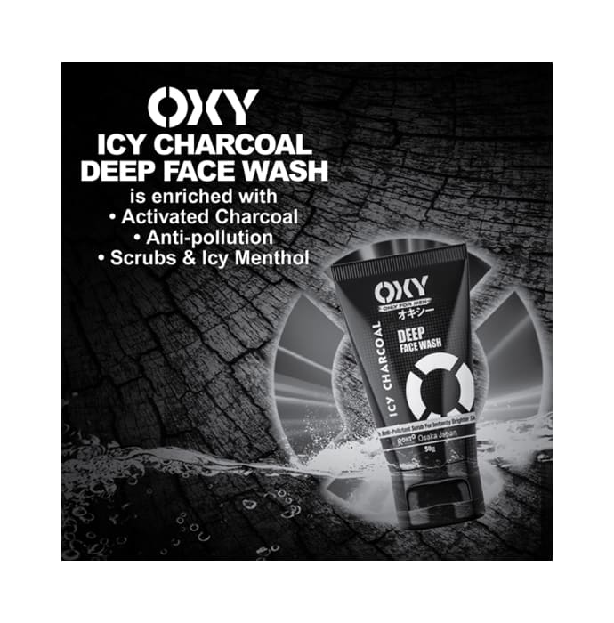 Oxy Icy Charcoal Deep Face Wash (100gm)