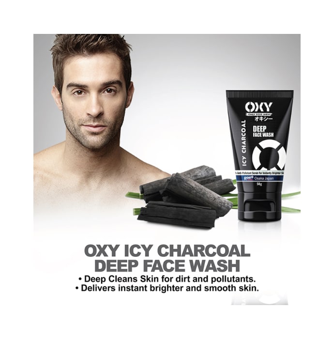 Oxy Icy Charcoal Deep Face Wash (100gm)