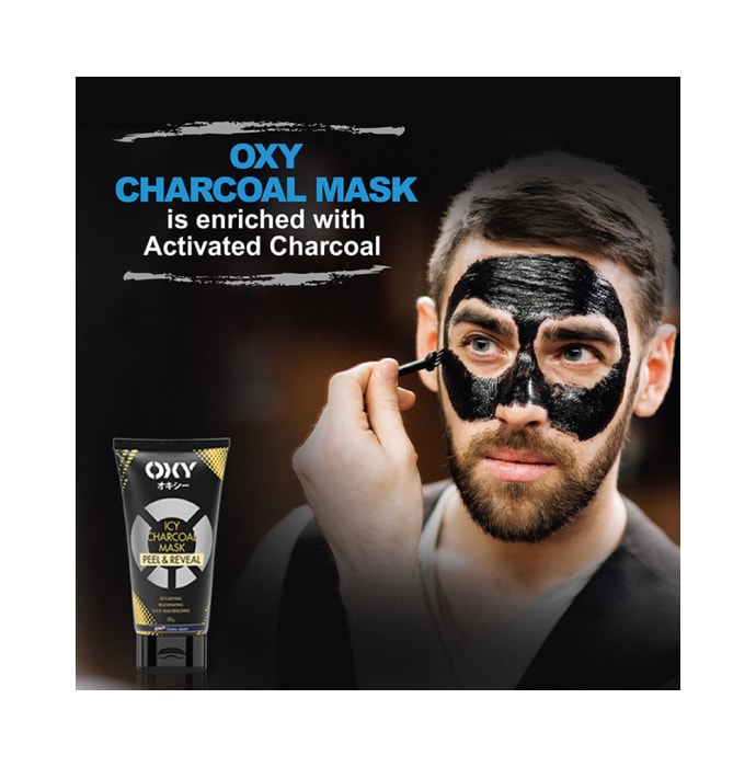 Oxy Peel & Reveal Icy Charcoal Face Mask (50gm)