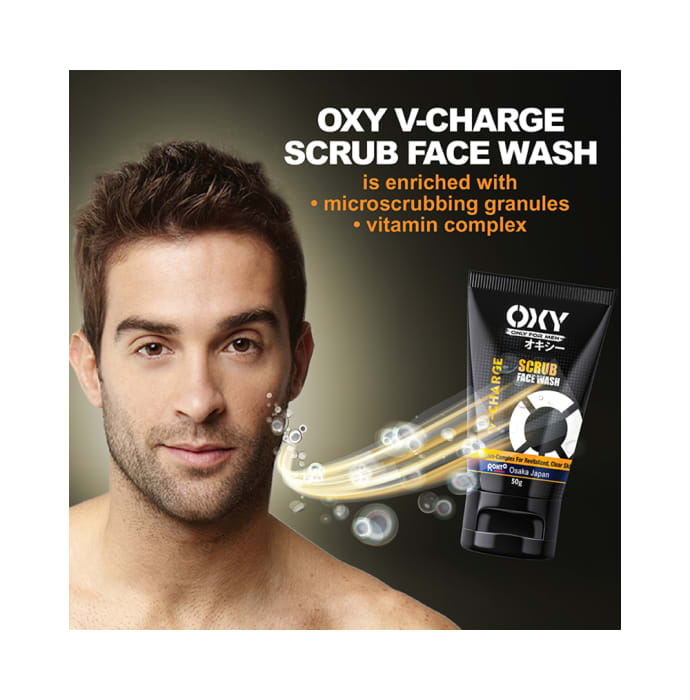 Oxy V-Charge Scrub Face Wash (100gm)