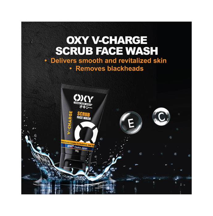 Oxy V-Charge Scrub Face Wash (100gm)