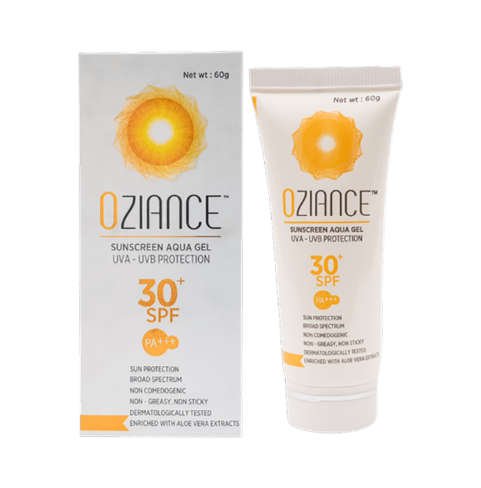 Oziance Sunscreen Aqua Gel SPF 30+ (60gm)