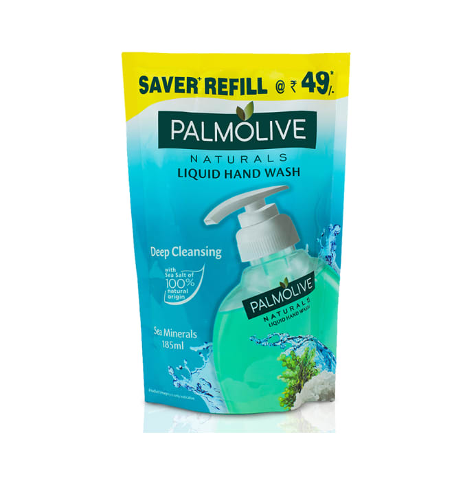 Palmolive Natural Handwash Sea Mineral Refill Pack (185ml)