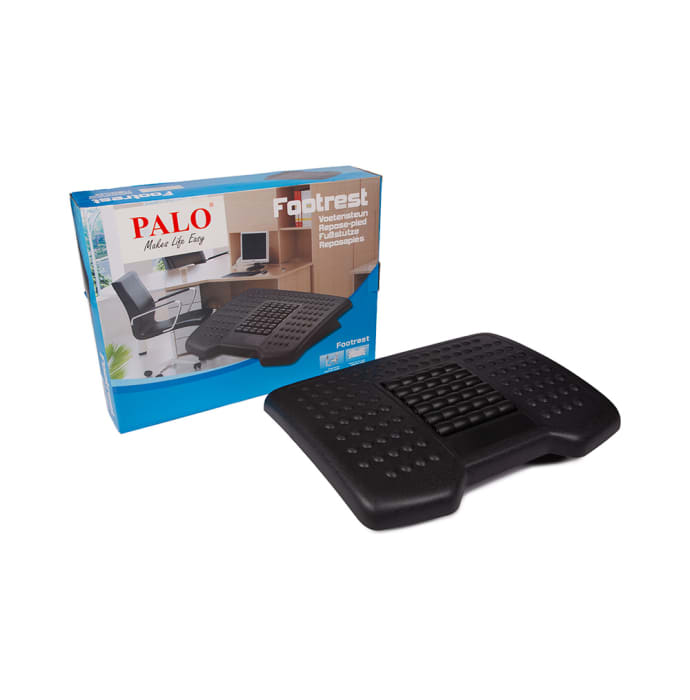 Palo007 Ergonomic & Adjustable Angle Footrest with Roller