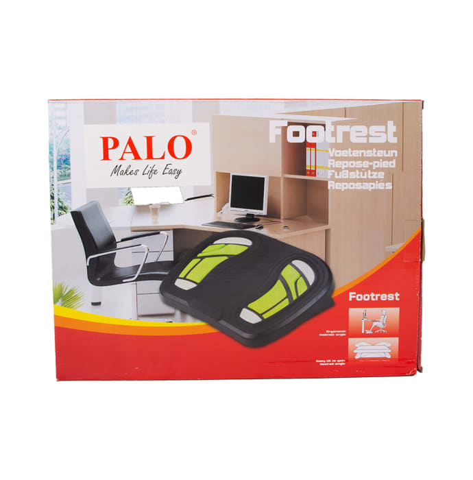 Palo008 Ergonomic & Angle Adjustable Footrest with Foot Pressure Points