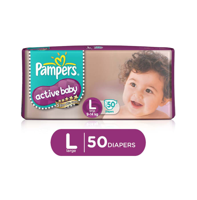 Pampers Active Baby Diaper Large