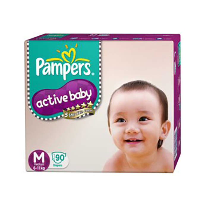 Pampers Active Baby Diaper Medium