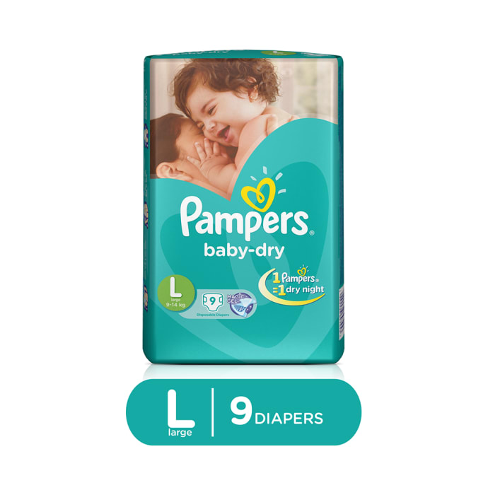 Pampers Baby-Dry Disposable Diaper Large