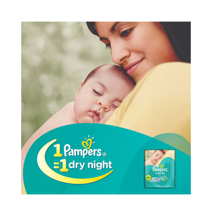 Pampers Baby-Dry Disposable Diaper NB-S