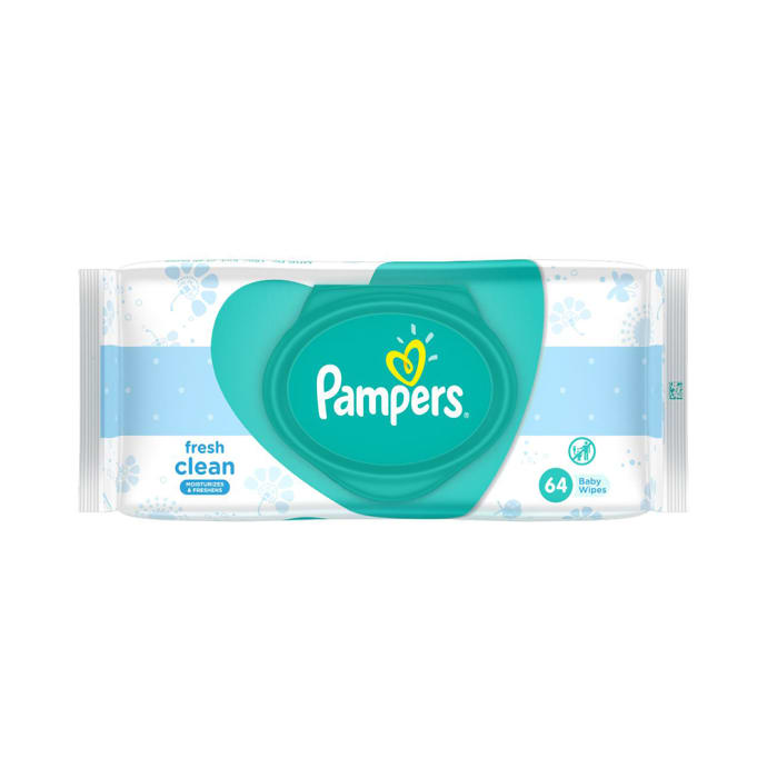 Pampers fresh clean baby wipes