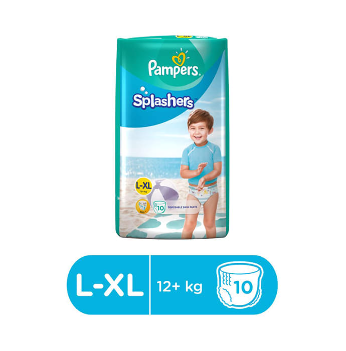 Pampers Splashers Disposable Swim Pants L-XL