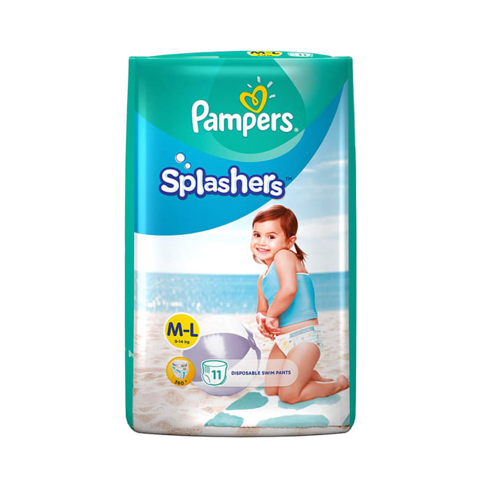 Pampers Splashers Disposable Swim Pants M-L