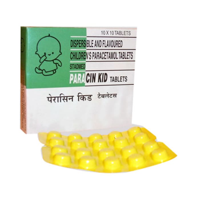 Paracin Kid 125mg Tablet (10'S)