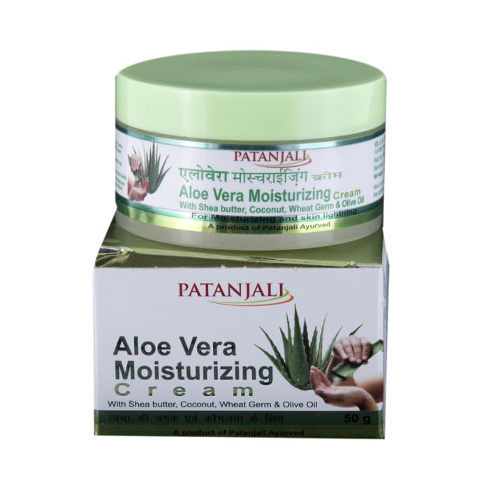 Patanjali ayurveda aloevera moisturizing cream pack of 2