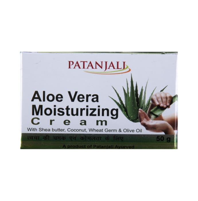 Patanjali ayurveda aloevera moisturizing cream pack of 2
