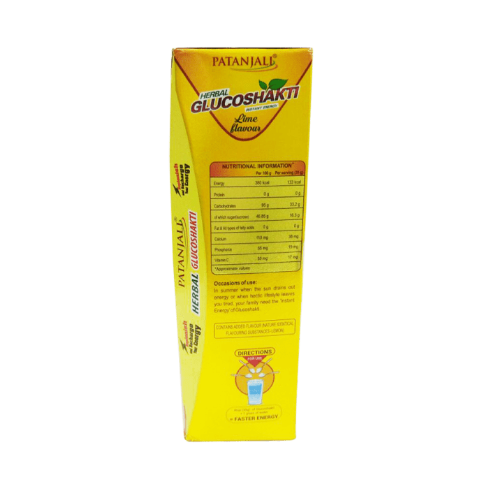 Patanjali ayurveda herbal glucoshakti (200+50) gm lime pack of 2
