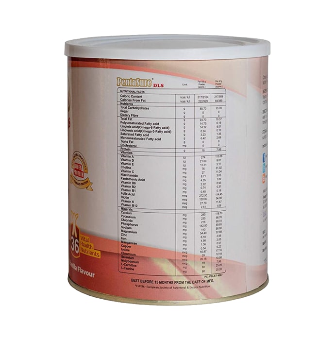 Pentasure dls powder vanilla (400gm)