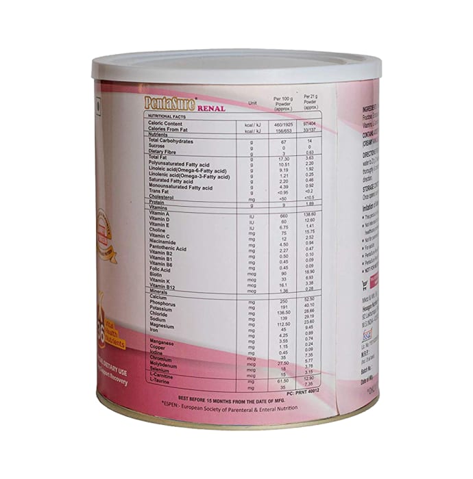 Pentasure renal powder creamy vanilla (400gm)