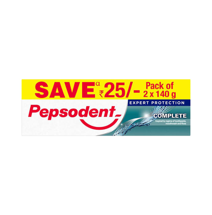 Pepsodent Expert Protection Complete Toothpaste(140gm Each)