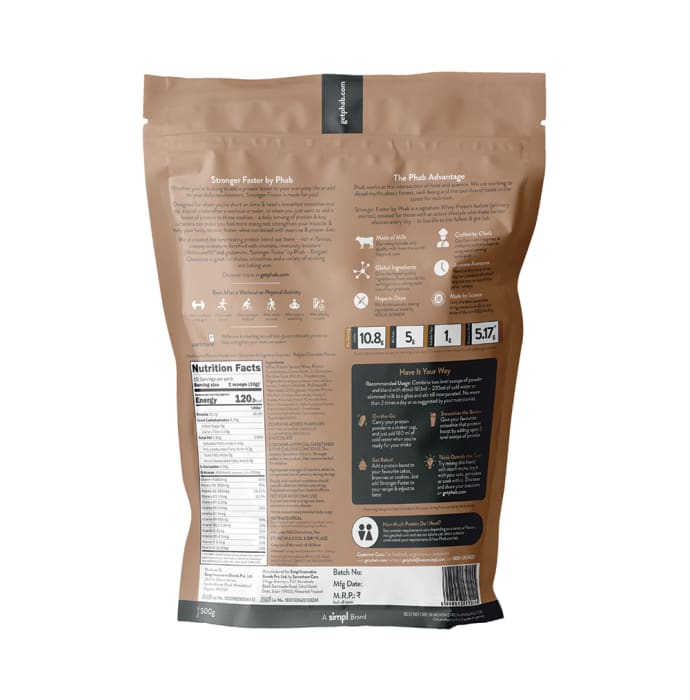 Phab Whey Protein Powder Belgian Chocolate (1kg)