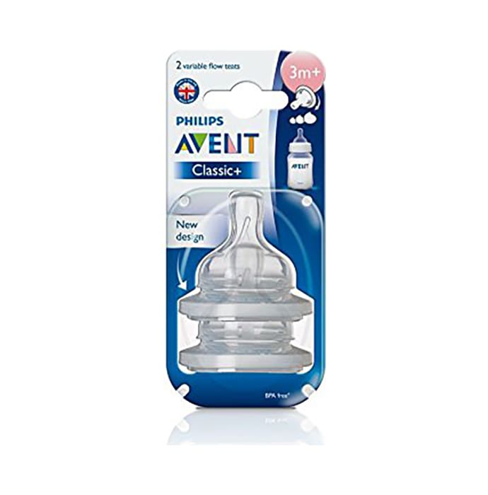 Philips Avent Classic Teat One Slot Variable Flow 3 Months+