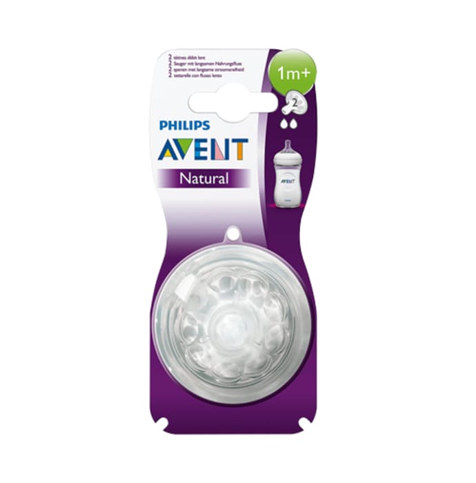 Philips avent natural teat 2 holes