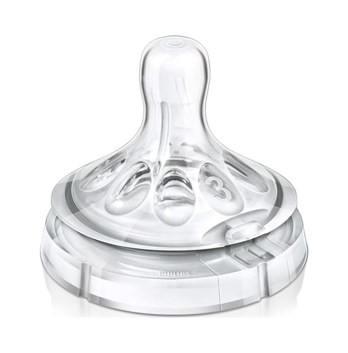 Philips Avent Natural Teat 3 Holes Medium Flow 3 Months+