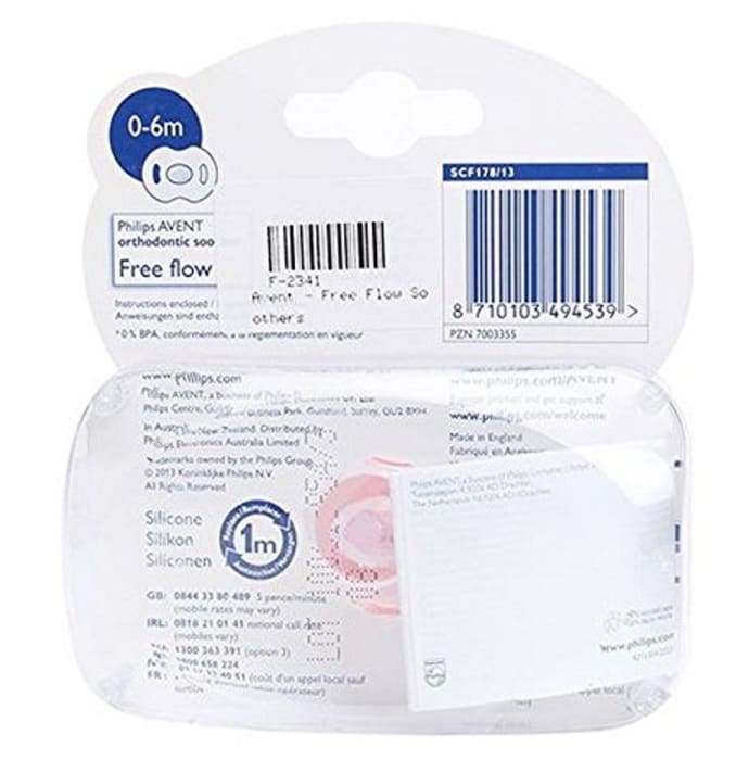 Philips Avent Soother Fast Flow 0 to 6 Months