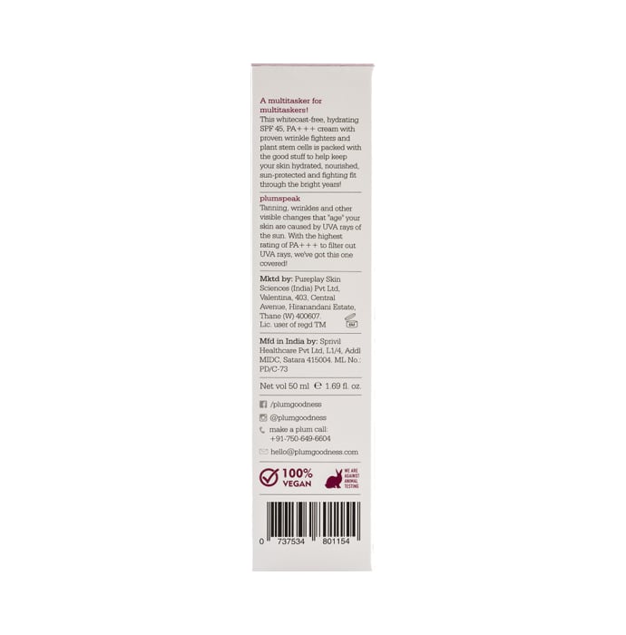 Plum Age Specialist Bright Years All-Day Defence Cream SPF 45 (50ml)